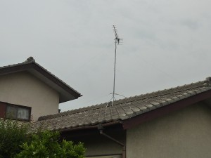 地デジアンテナ取り付け・壁 | Dohzen